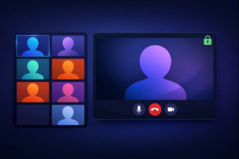 TikaCam live picture wall showing video chat users to choose from - best Omegle alternative 2026